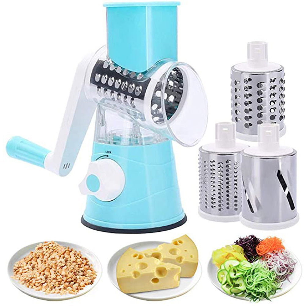 Manual Vegetable Drum cutter Slicer Multifunctional Round Slicer Kitchen Gadget