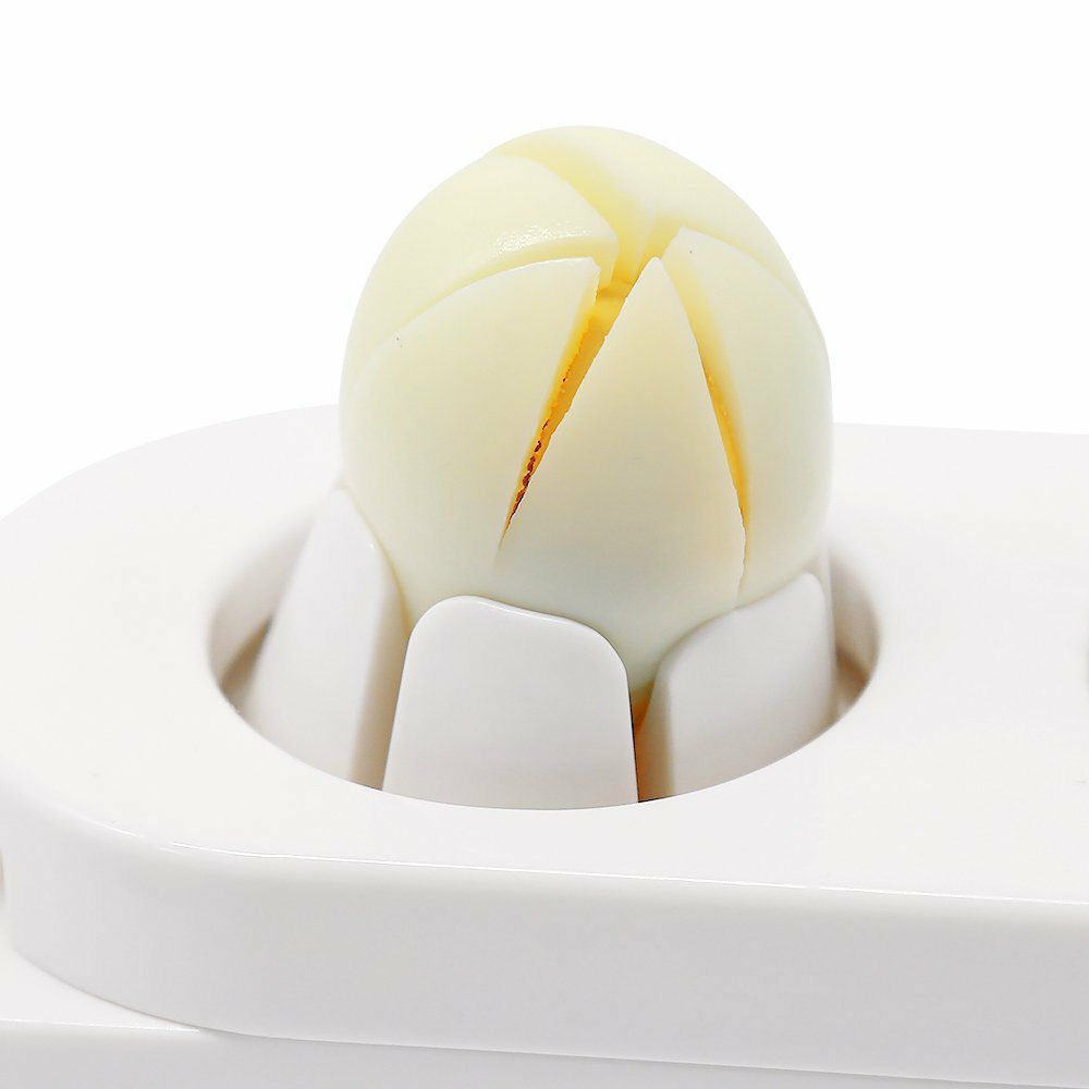 2-in-1 Egg Cutter & Slicer – Boiled Egg Slicing Machine with Stainless Steel Cutting Wires, Kitchen Cooking Tool